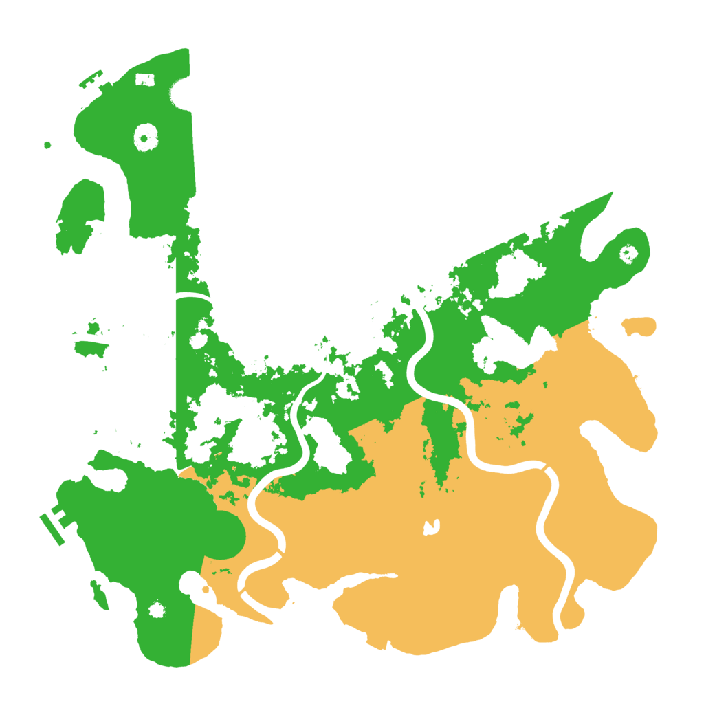 Biome Rust Map: Procedural Map, Size: 4000, Seed: 1001381501