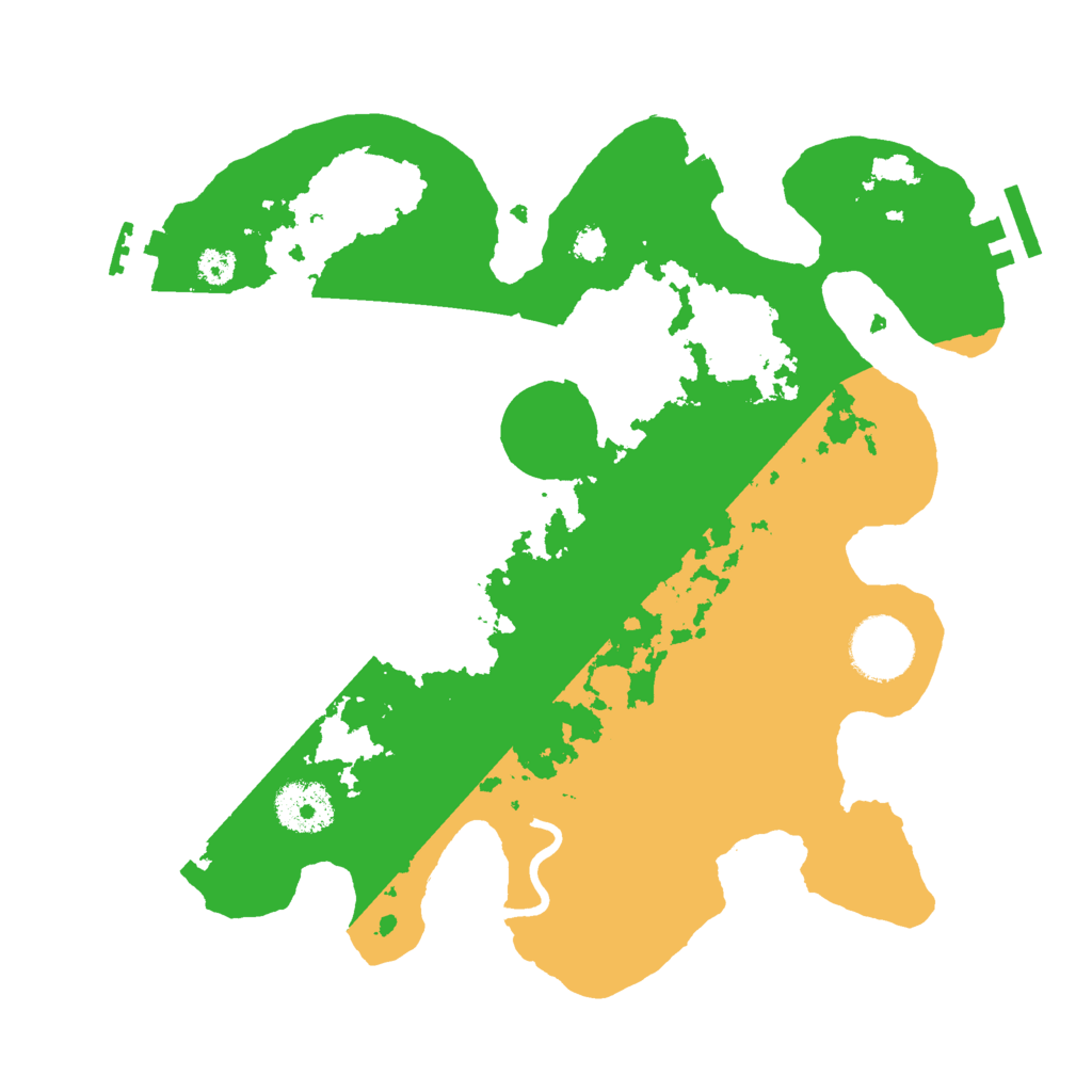 Biome Rust Map: Procedural Map, Size: 3000, Seed: 26975