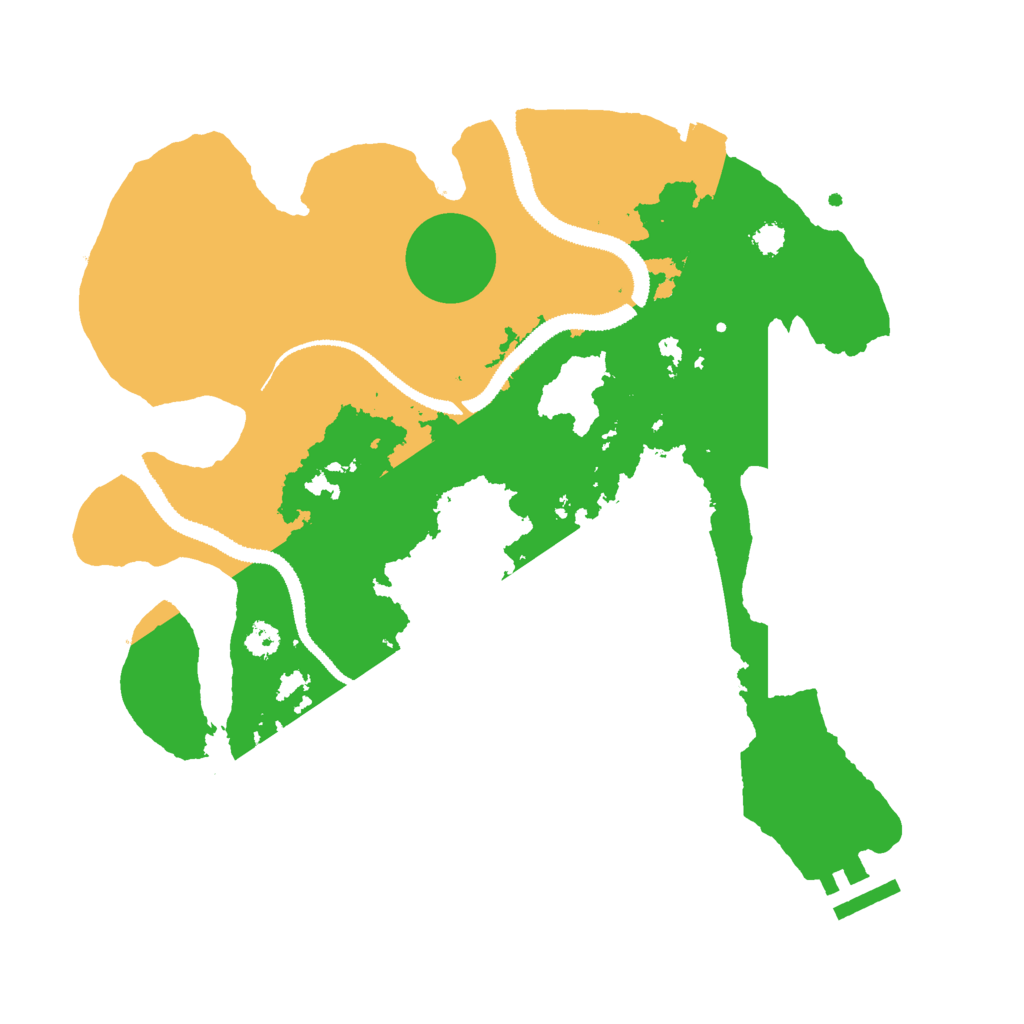 Biome Rust Map: Procedural Map, Size: 3000, Seed: 20240525