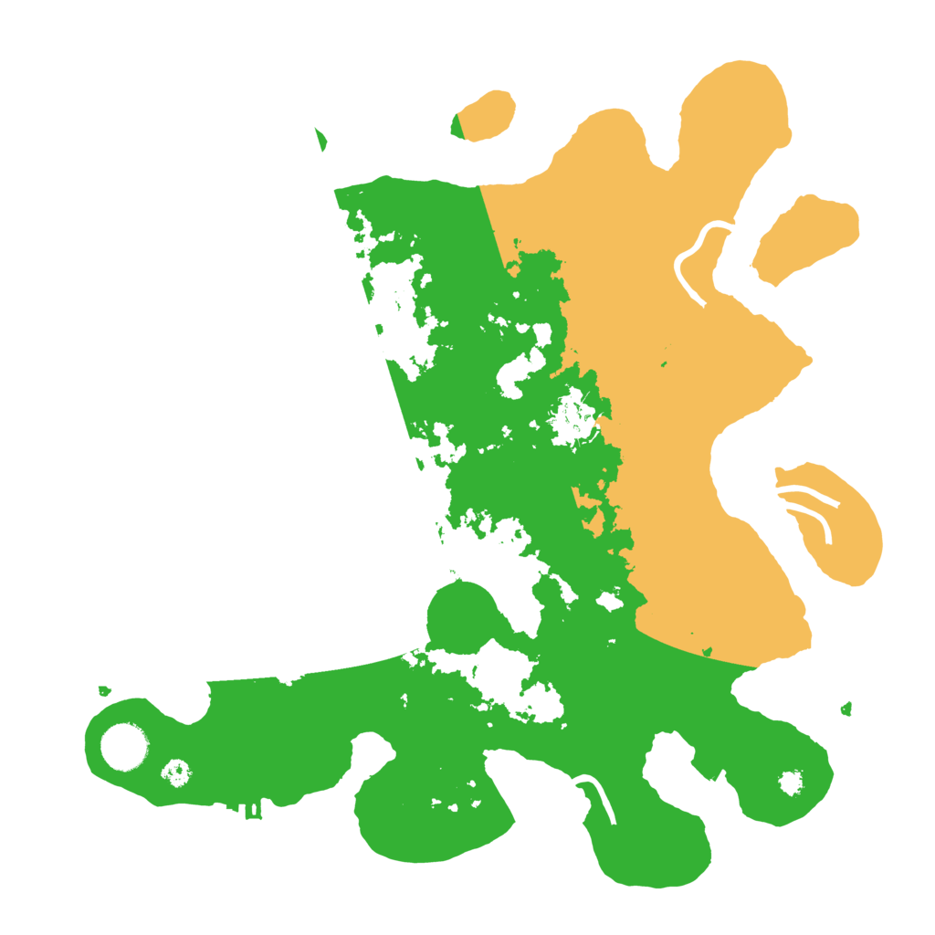 Biome Rust Map: Procedural Map, Size: 3500, Seed: 1685174340