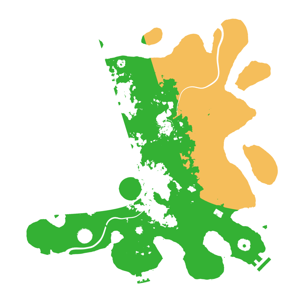 Biome Rust Map: Procedural Map, Size: 3500, Seed: 1685174340