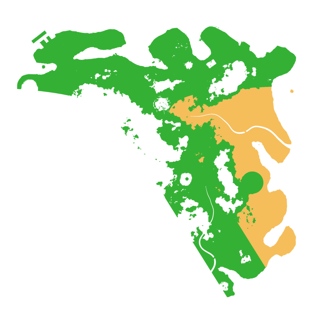 Biome Rust Map: Procedural Map, Size: 3850, Seed: 15164847