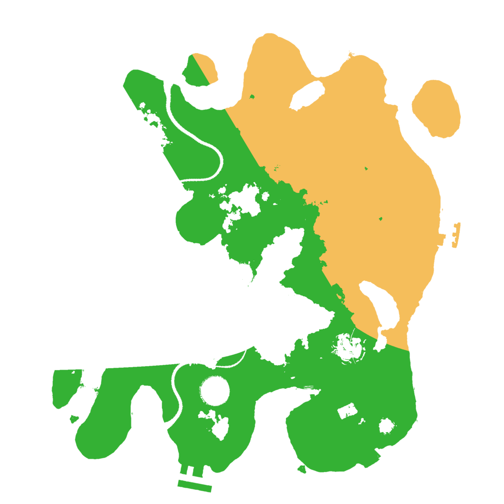Biome Rust Map: Procedural Map, Size: 3000, Seed: 583675868