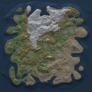 Thumbnail Rust Map: Procedural Map, Size: 4000, Seed: 942631178, 19 Monuments