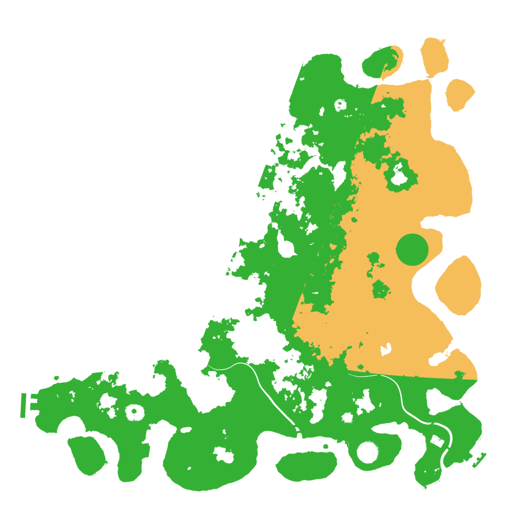Biome Rust Map: Procedural Map, Size: 4250, Seed: 35039408