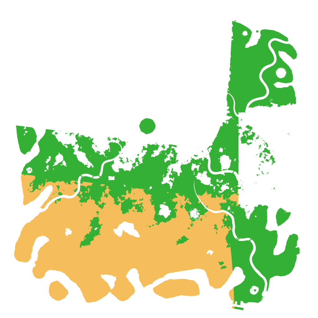 Biome Rust Map: Procedural Map, Size: 5500, Seed: 691642194