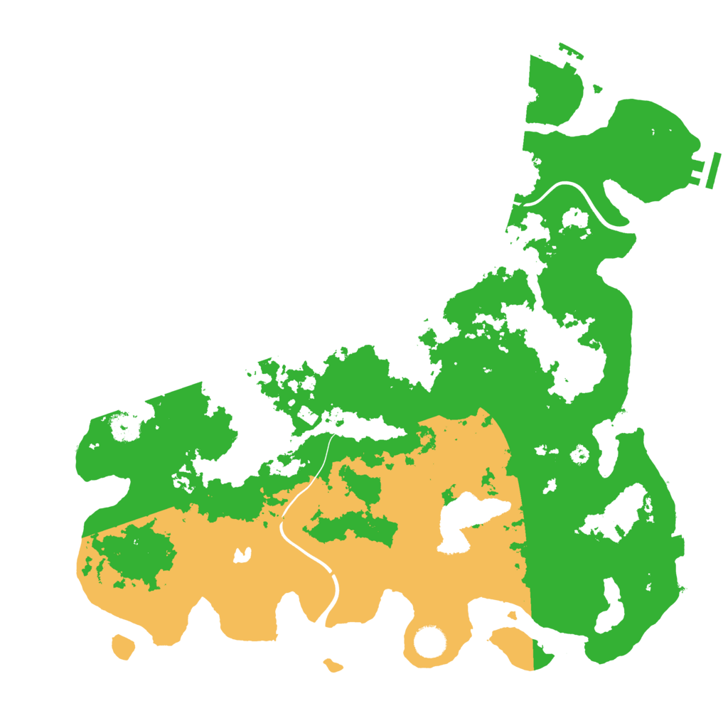 Biome Rust Map: Procedural Map, Size: 4000, Seed: 327174855