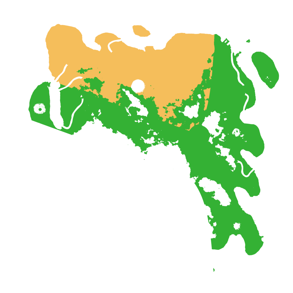 Biome Rust Map: Procedural Map, Size: 3900, Seed: 12520665