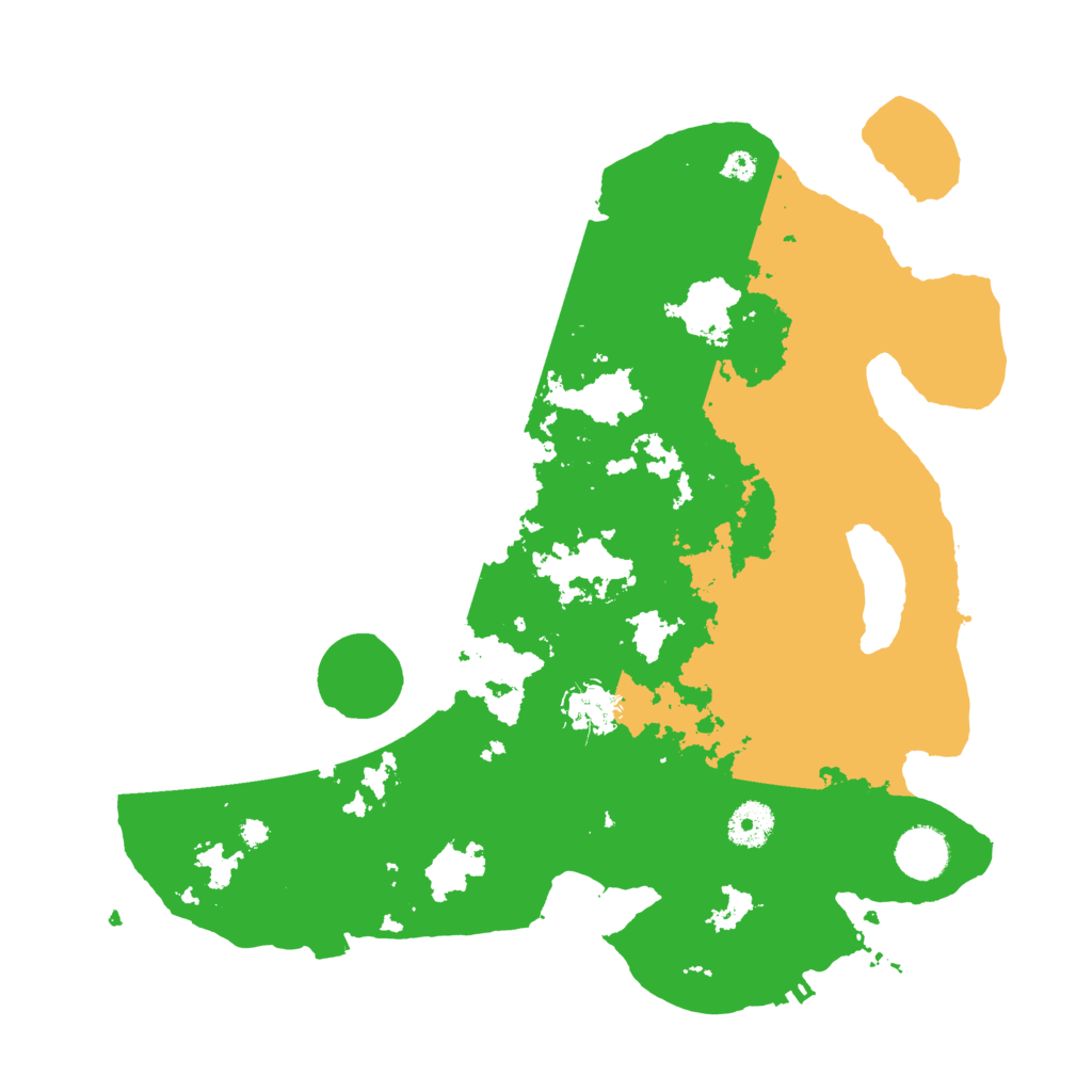 Biome Rust Map: Procedural Map, Size: 3600, Seed: 215967457
