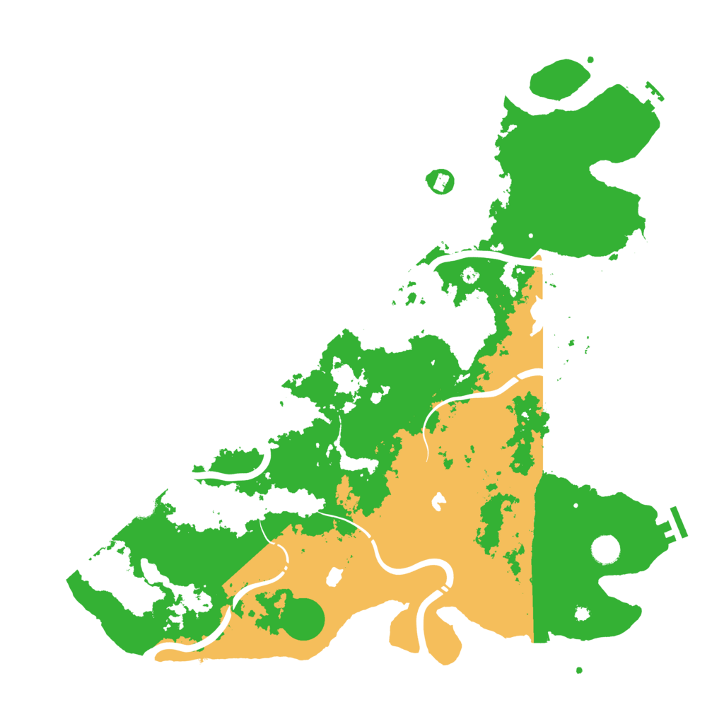 Biome Rust Map: Procedural Map, Size: 4500, Seed: 176112989