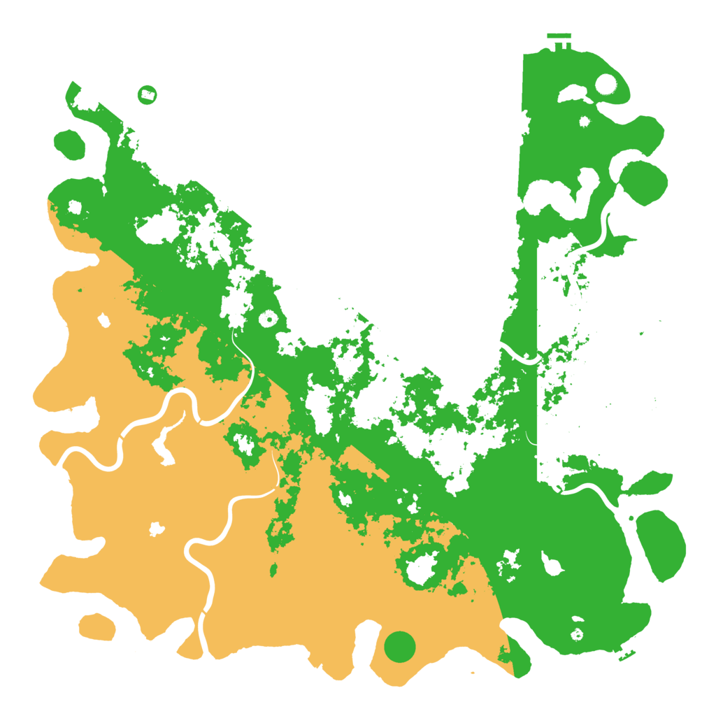 Biome Rust Map: Procedural Map, Size: 6000, Seed: 224420