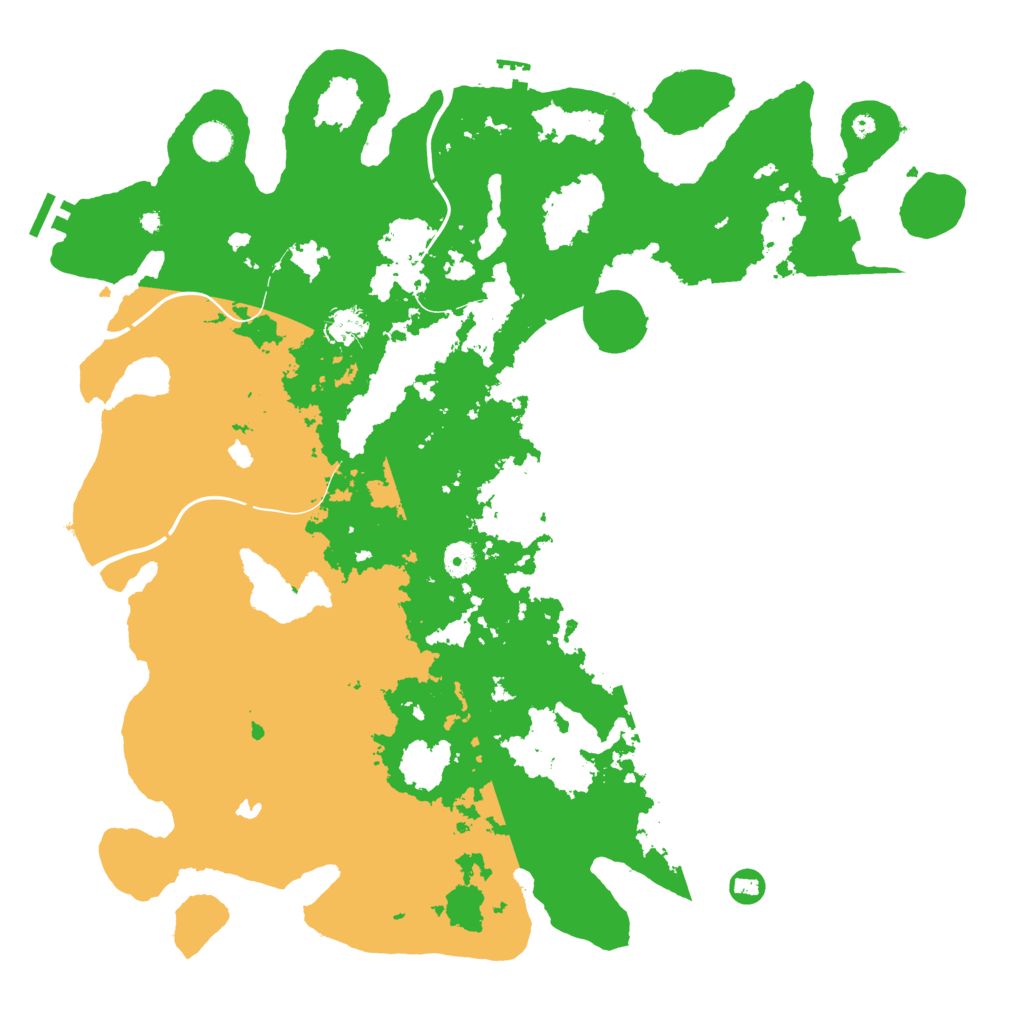 Biome Rust Map: Procedural Map, Size: 4550, Seed: 16407721