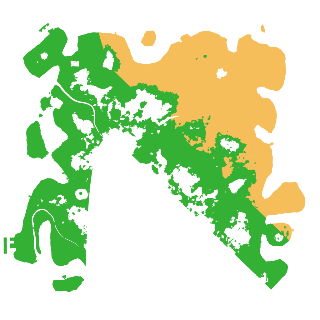 Biome Rust Map: Procedural Map, Size: 4000, Seed: 1801706628
