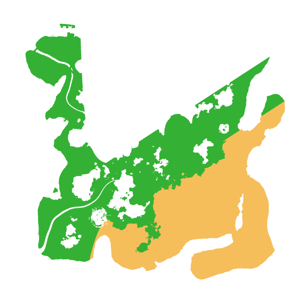 Biome Rust Map: Procedural Map, Size: 3000, Seed: 1749967481