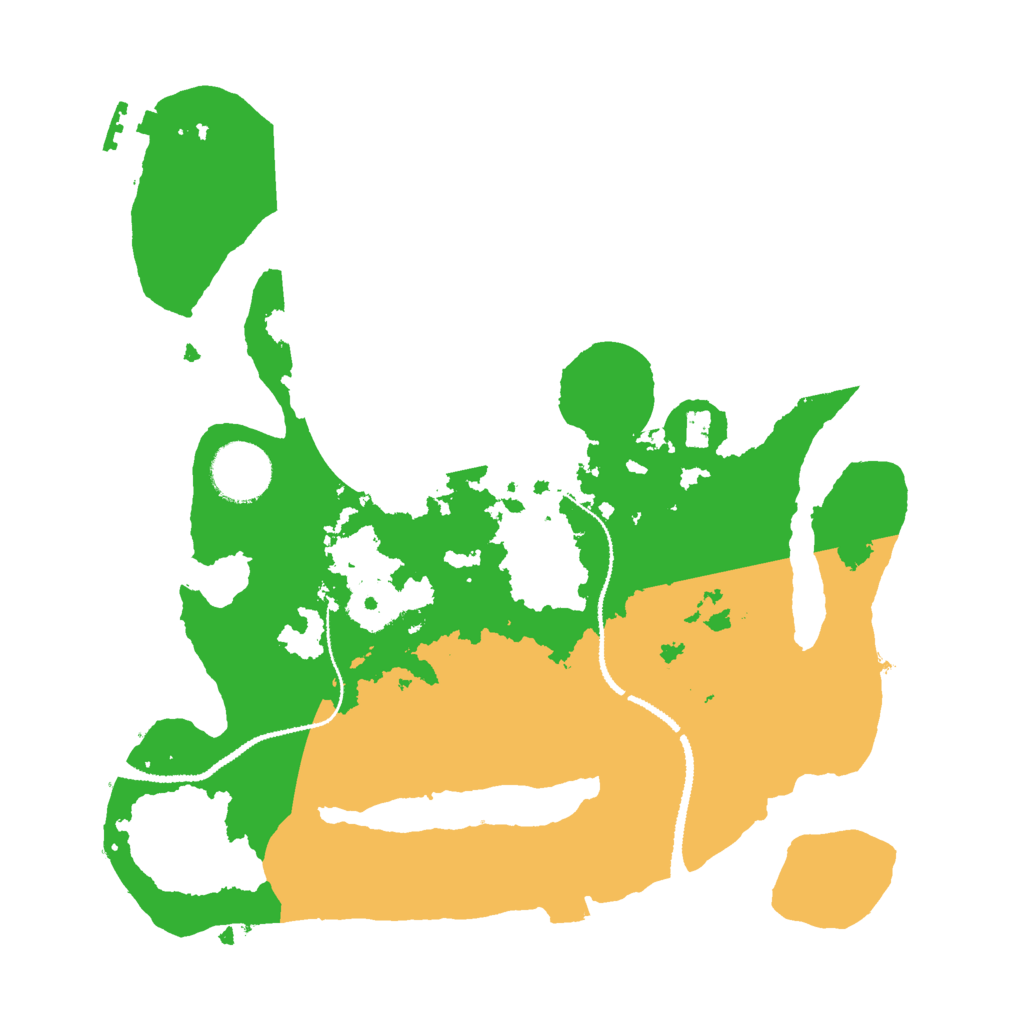 Biome Rust Map: Procedural Map, Size: 3000, Seed: 23696