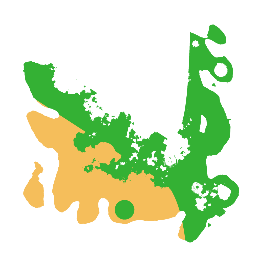 Biome Rust Map: Procedural Map, Size: 3500, Seed: 2058628233