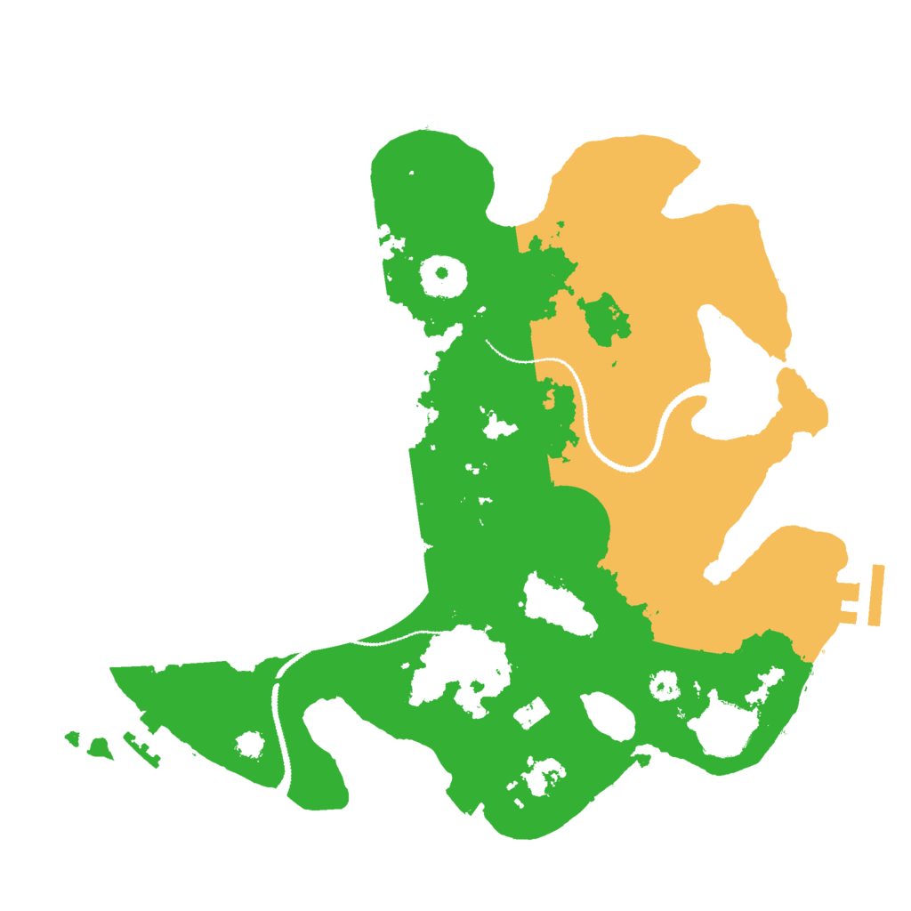 Biome Rust Map: Procedural Map, Size: 3000, Seed: 1551143793