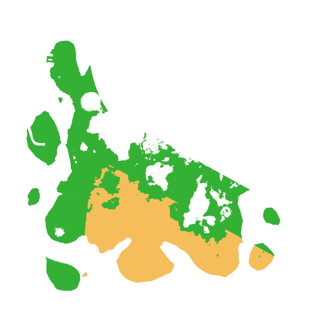 Biome Rust Map: Procedural Map, Size: 3000, Seed: 18290