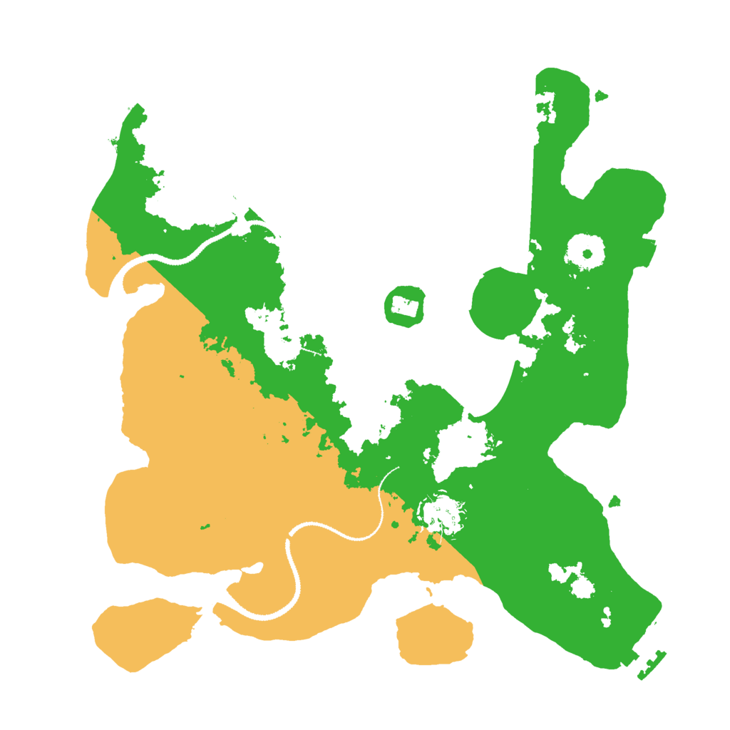 Biome Rust Map: Procedural Map, Size: 3000, Seed: 894750887