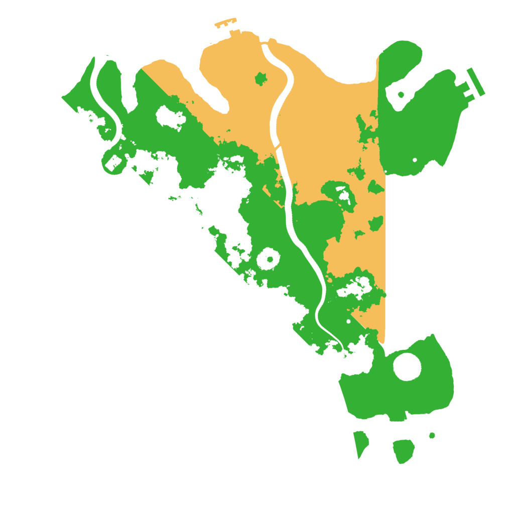 Biome Rust Map: Procedural Map, Size: 3500, Seed: 709911920