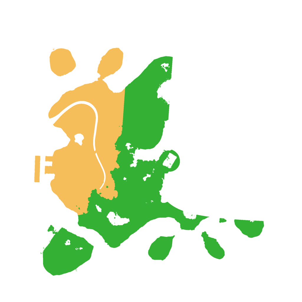 Biome Rust Map: Procedural Map, Size: 2300, Seed: 1612051108
