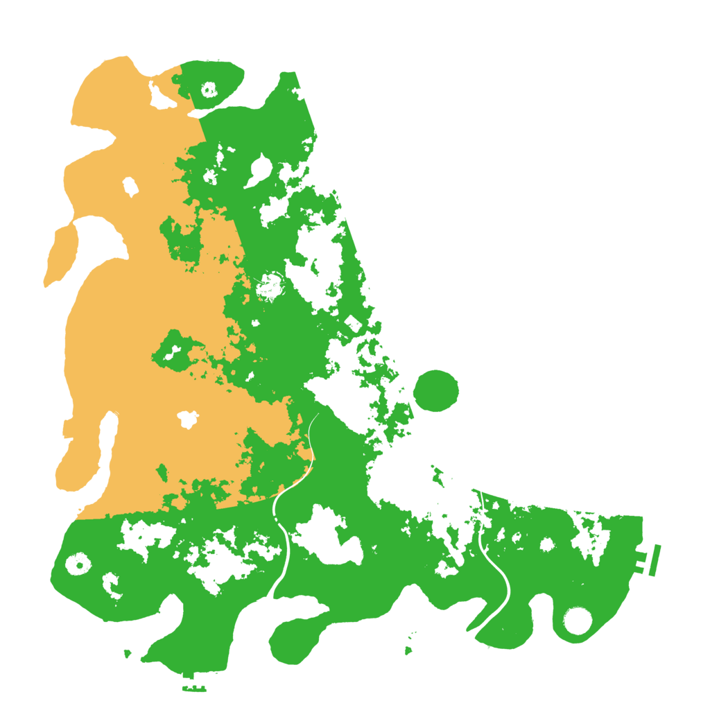 Biome Rust Map: Procedural Map, Size: 4500, Seed: 1029050703