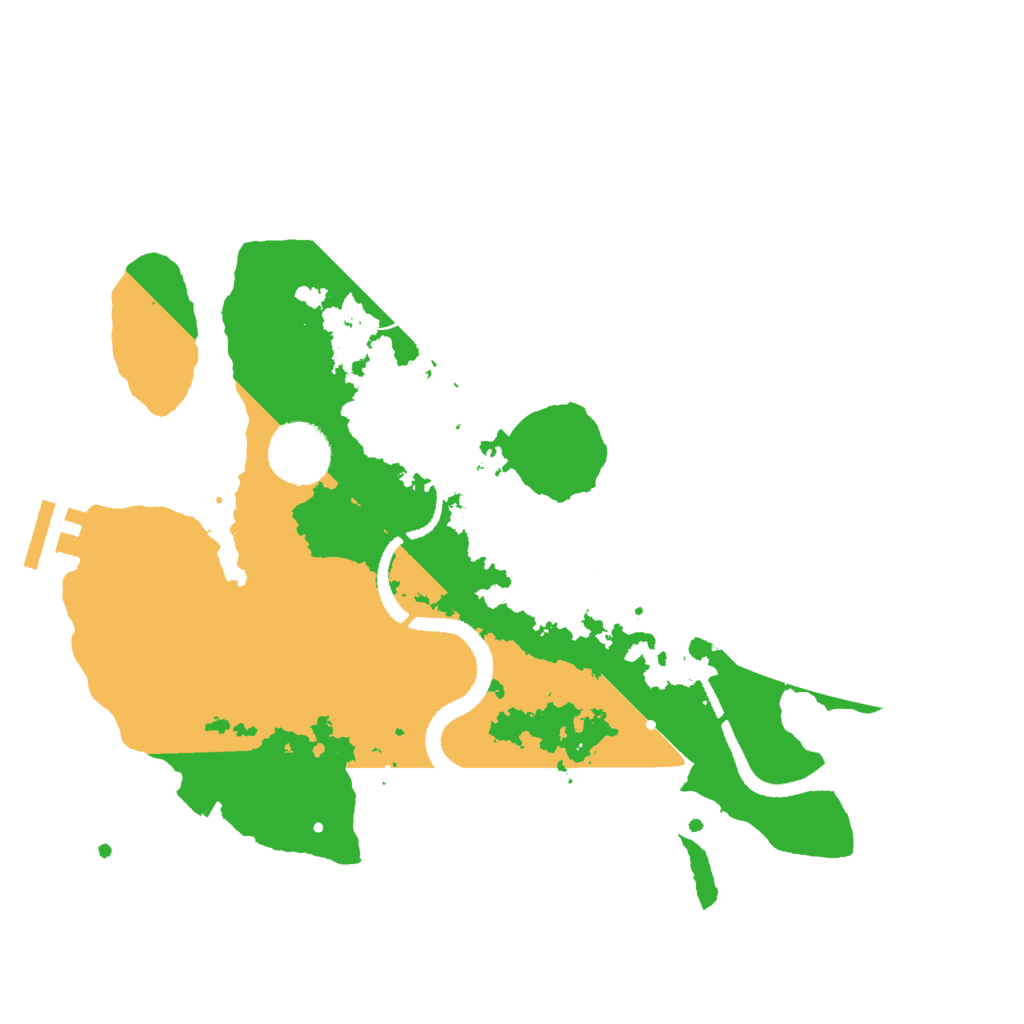 Biome Rust Map: Procedural Map, Size: 3000, Seed: 26171