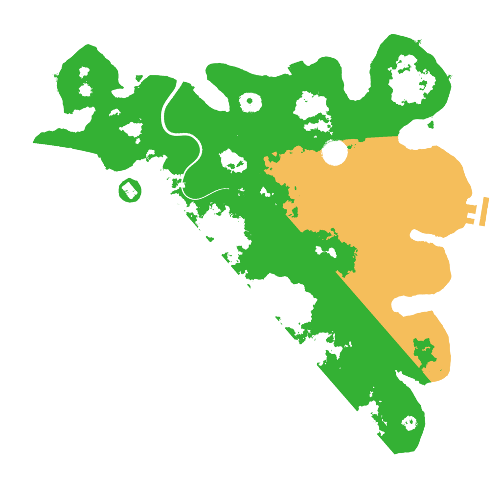 Biome Rust Map: Procedural Map, Size: 3500, Seed: 1821843213