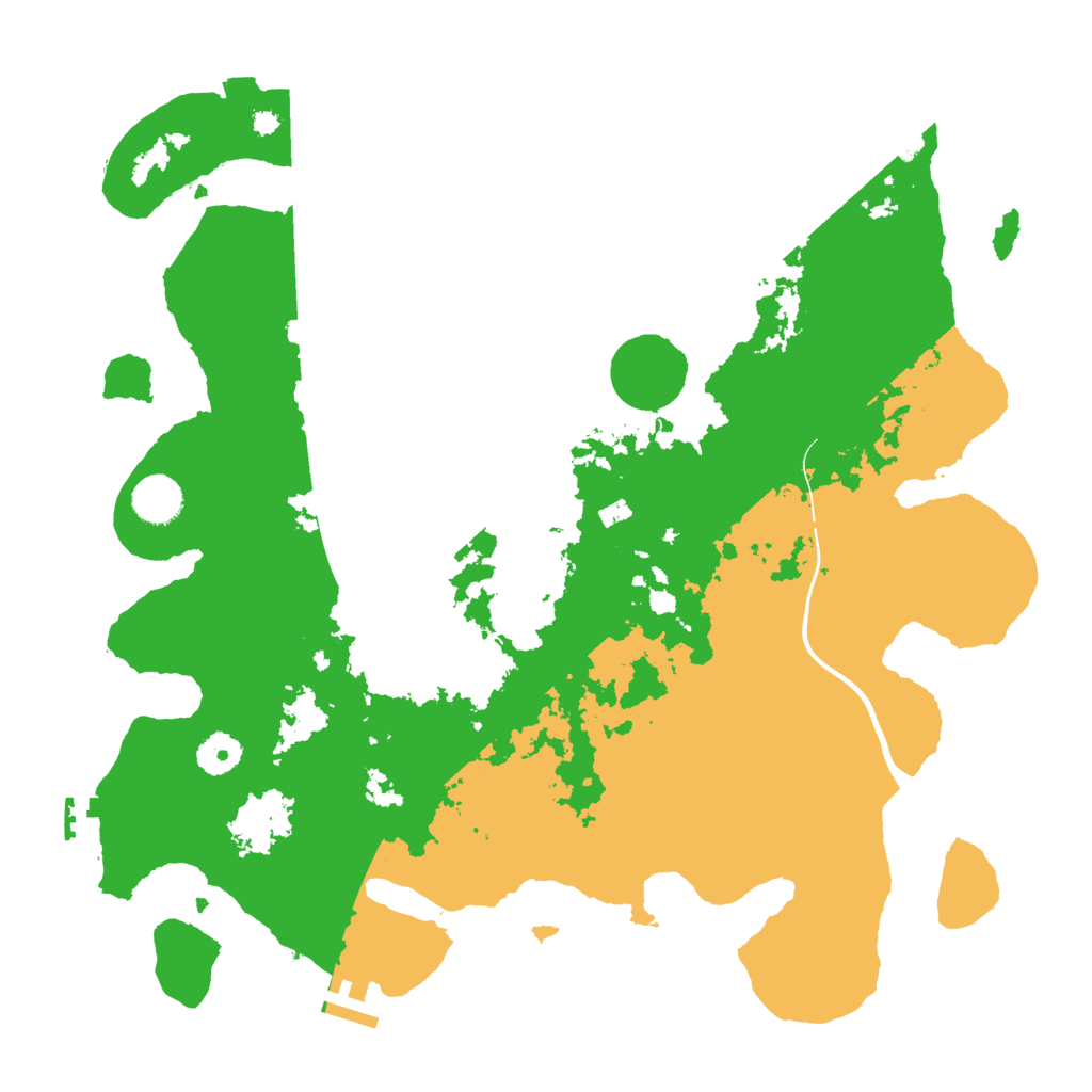 Biome Rust Map: Procedural Map, Size: 3850, Seed: 234342