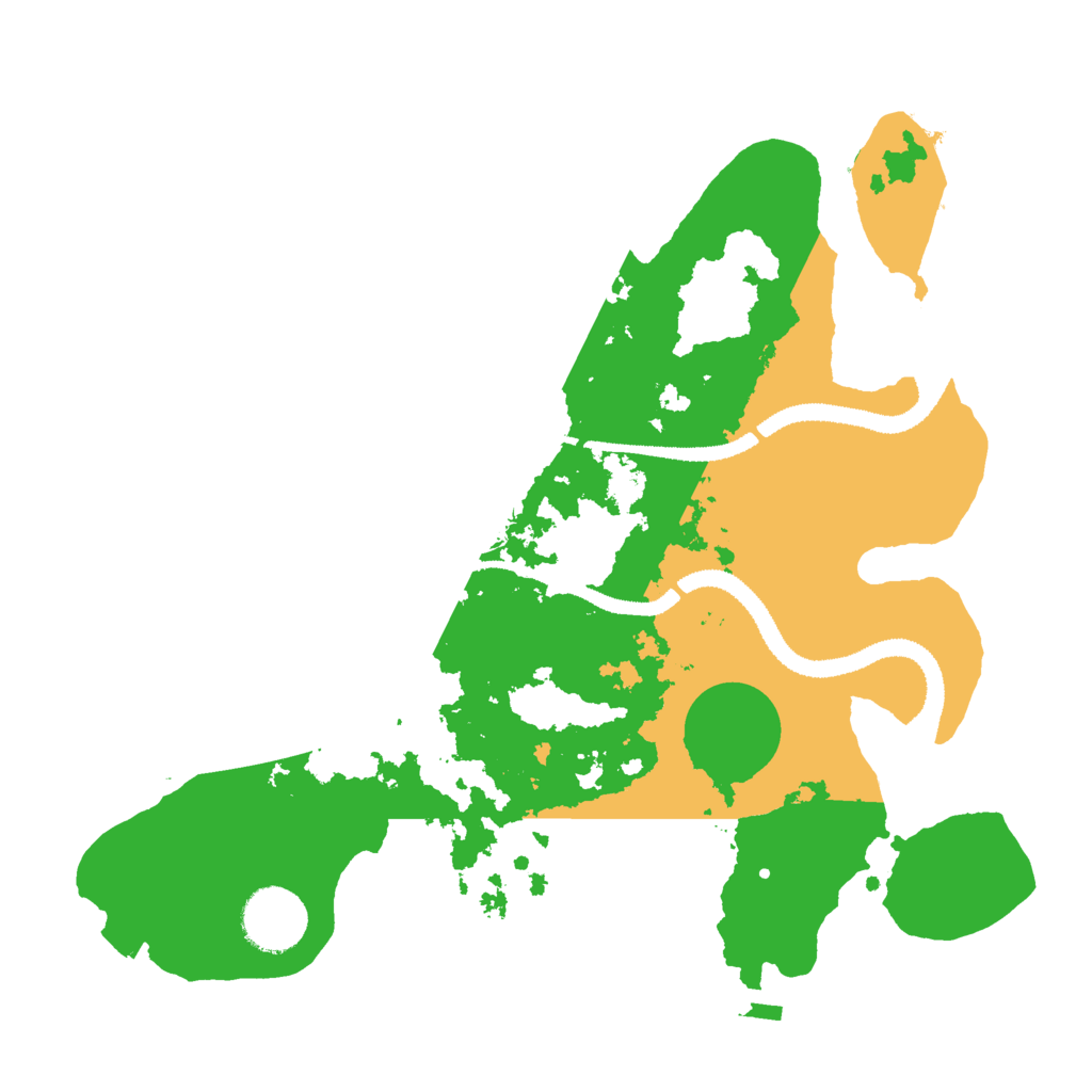 Biome Rust Map: Procedural Map, Size: 3000, Seed: 56346422