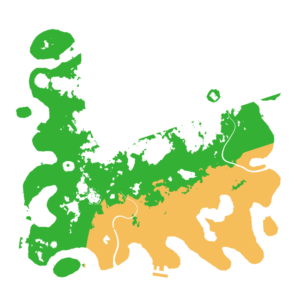 Biome Rust Map: Procedural Map, Size: 4000, Seed: 14134