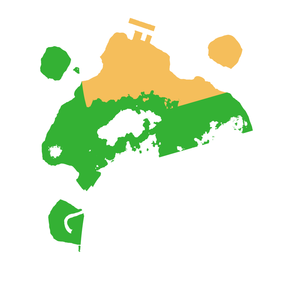 Biome Rust Map: Procedural Map, Size: 2200, Seed: 510