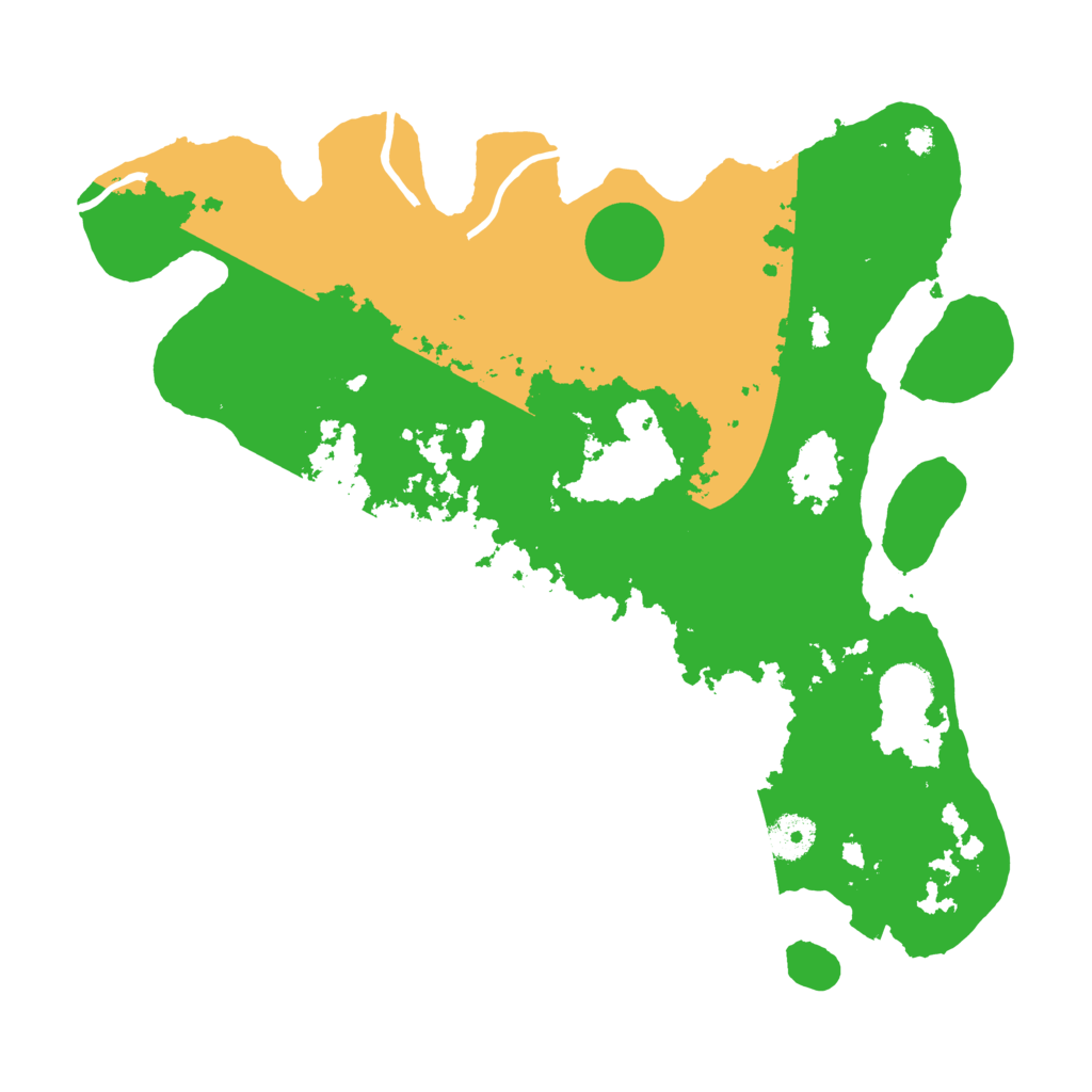 Biome Rust Map: Procedural Map, Size: 3650, Seed: 64544052