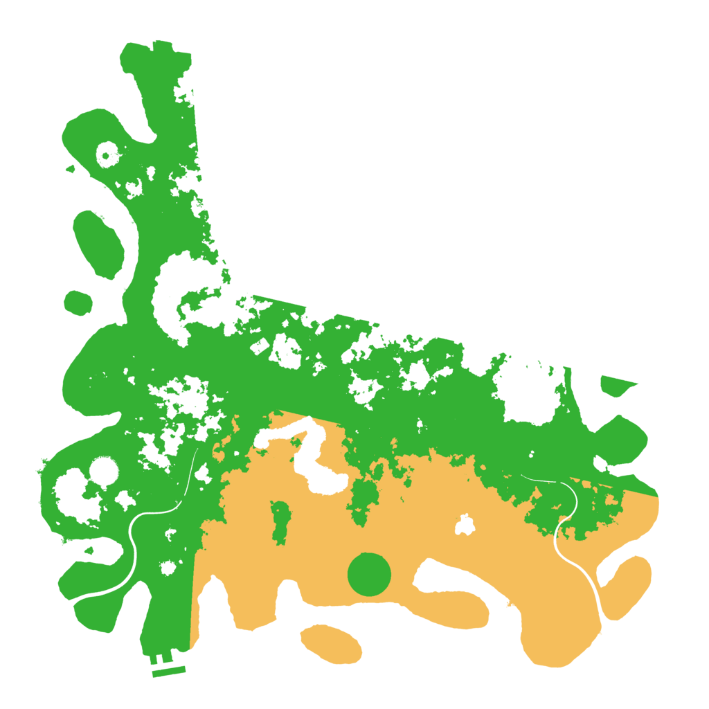 Biome Rust Map: Procedural Map, Size: 4300, Seed: 88031050