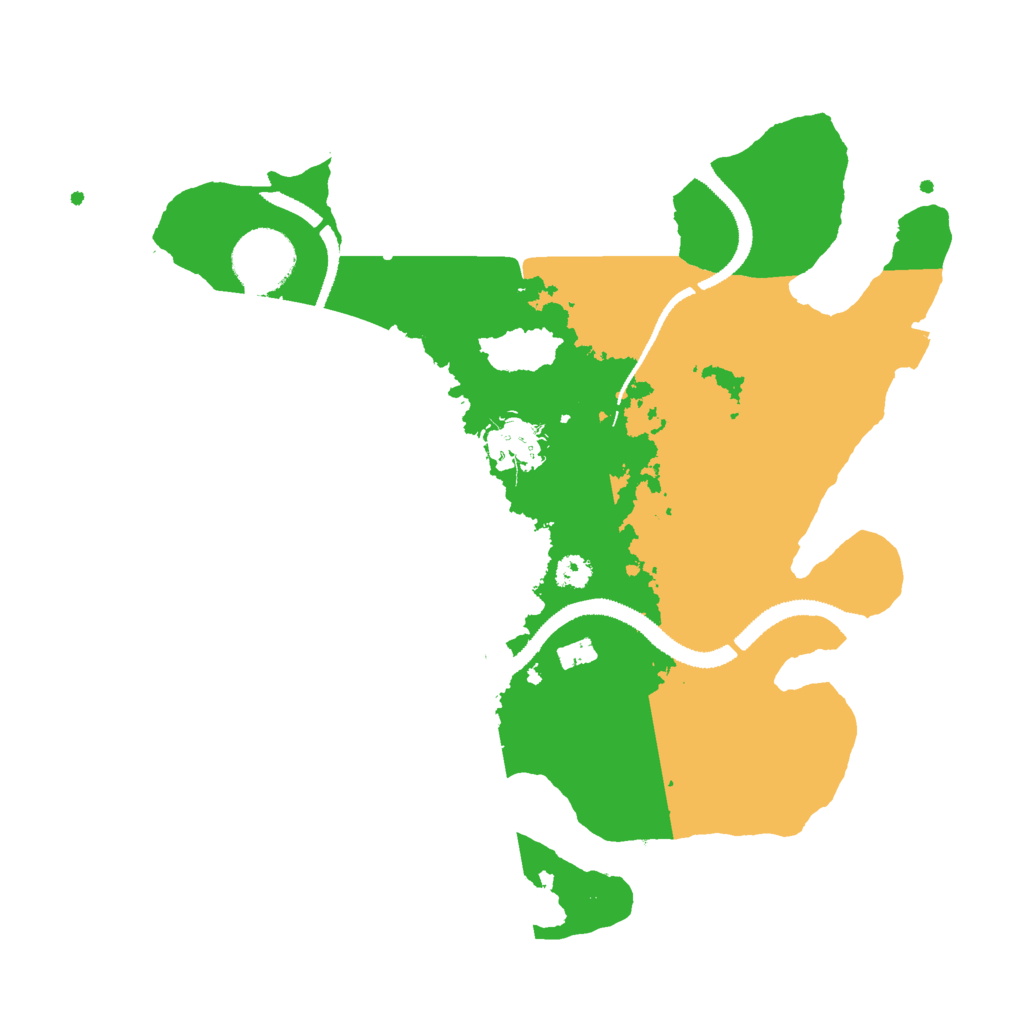 Biome Rust Map: Procedural Map, Size: 3000, Seed: 14325