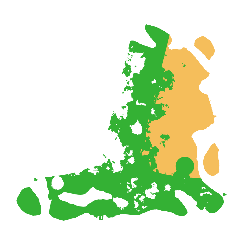 Biome Rust Map: Procedural Map, Size: 3500, Seed: 422170679