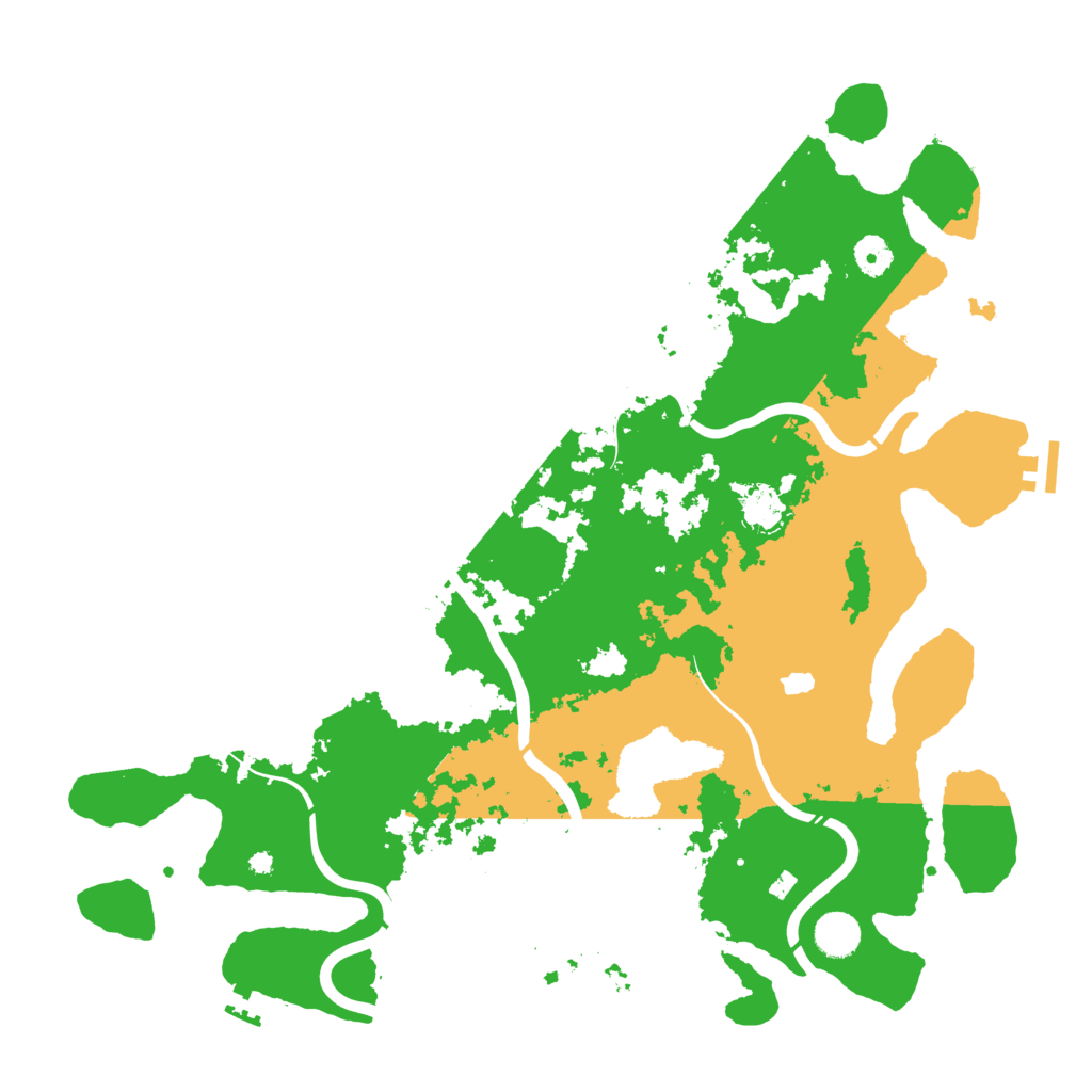 Biome Rust Map: Procedural Map, Size: 4250, Seed: 19400