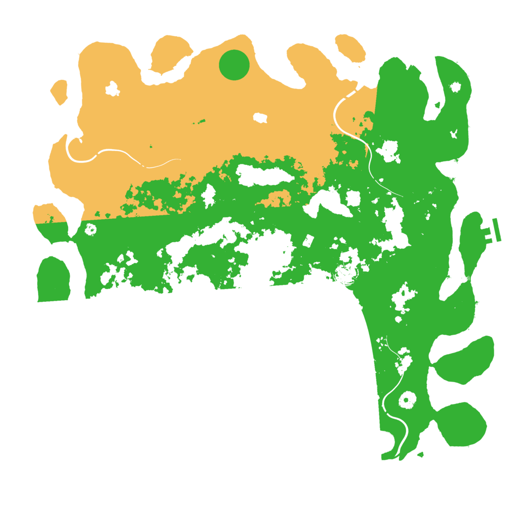 Biome Rust Map: Procedural Map, Size: 4500, Seed: 671242