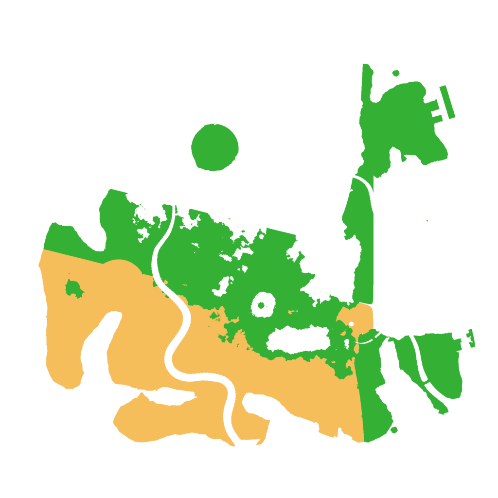 Biome Rust Map: Procedural Map, Size: 3000, Seed: 351134322