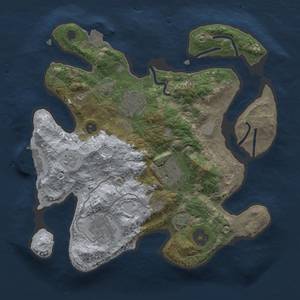 Thumbnail Rust Map: Procedural Map, Size: 2700, Seed: 5165163, 10 Monuments