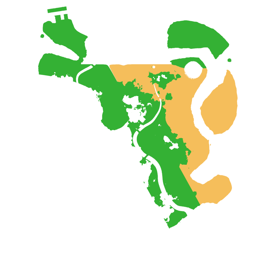 Biome Rust Map: Procedural Map, Size: 2700, Seed: 5165163