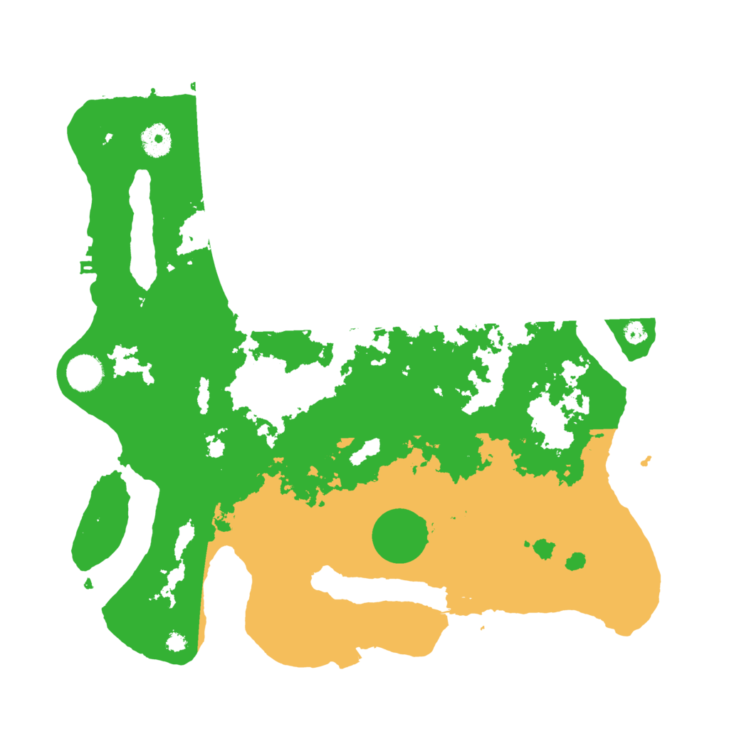 Biome Rust Map: Procedural Map, Size: 3500, Seed: 274591947