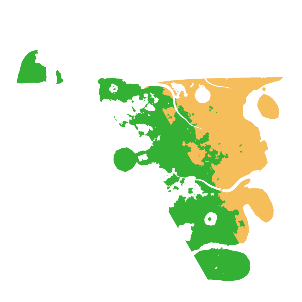 Biome Rust Map: Procedural Map, Size: 3500, Seed: 537561242