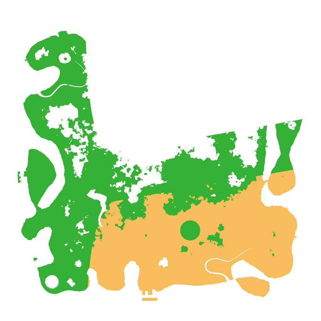Biome Rust Map: Procedural Map, Size: 4250, Seed: 476116342