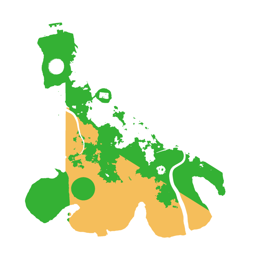 Biome Rust Map: Procedural Map, Size: 3000, Seed: 1123370149