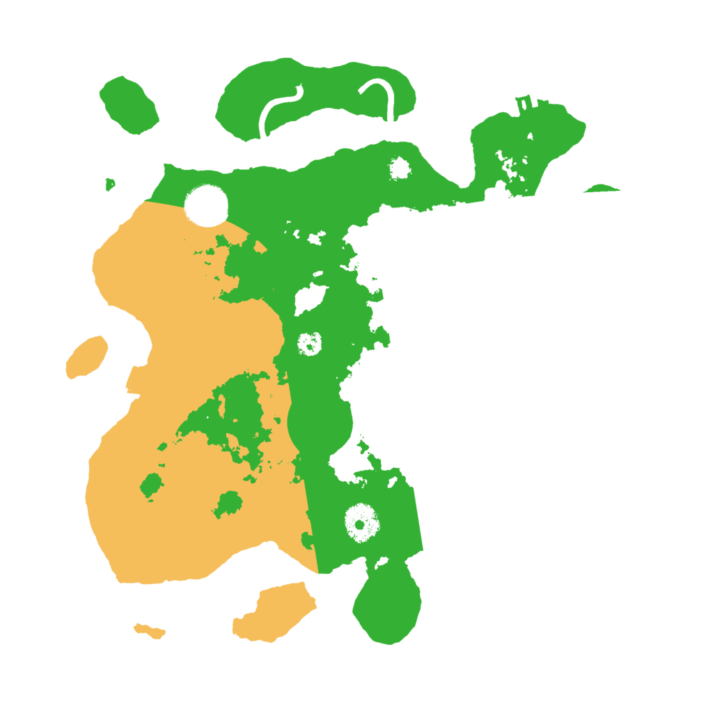 Biome Rust Map: Procedural Map, Size: 3000, Seed: 92830547