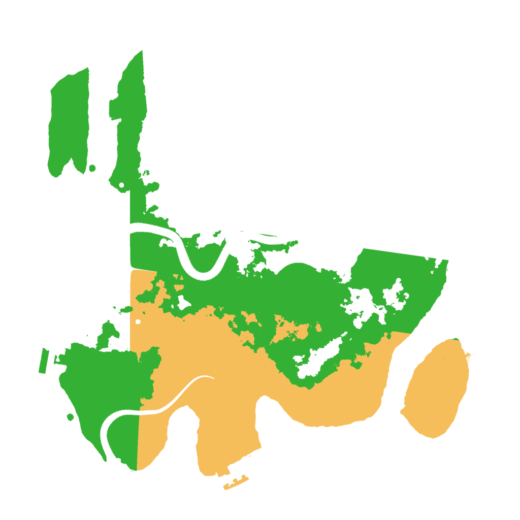 Biome Rust Map: Procedural Map, Size: 3000, Seed: 993358151