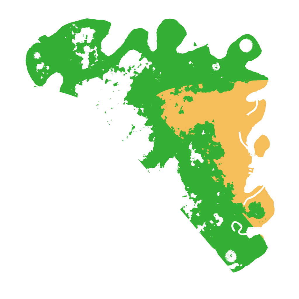 Biome Rust Map: Procedural Map, Size: 4000, Seed: 43282167