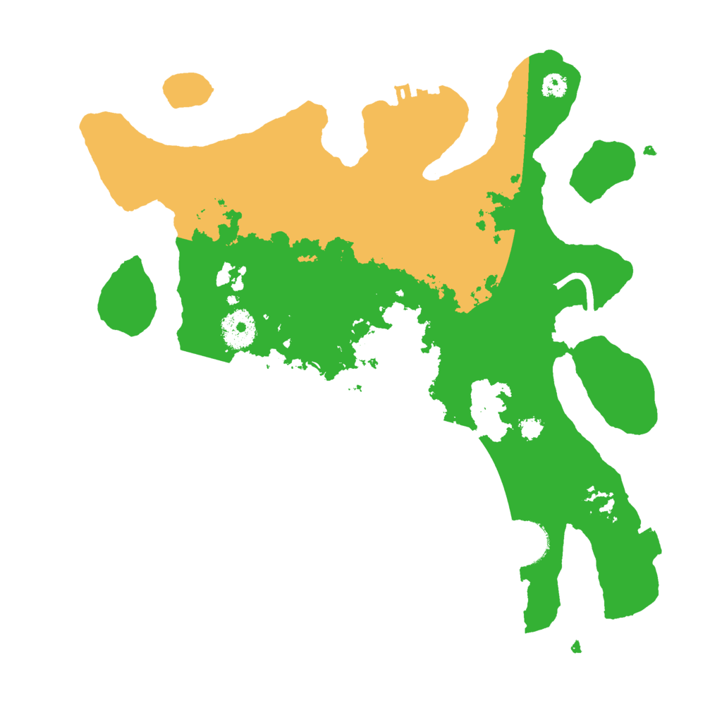 Biome Rust Map: Procedural Map, Size: 3000, Seed: 2060188942