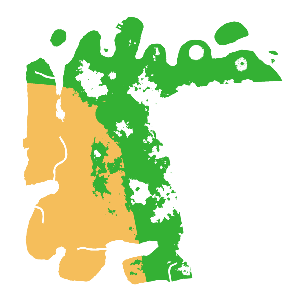 Biome Rust Map: Procedural Map, Size: 3600, Seed: 35638202